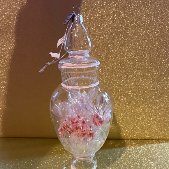 EC Peppermint Candy Jar Ornament - Picture 2 of 3